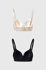 Sostén Mujer Bipack Copa Support Liso Crudo