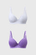 Sostén Mujer Bipack Copa Support Liso Morado