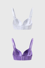 Sostén Mujer Bipack Copa Support Liso Morado