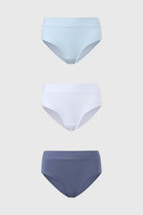 Calzón Mujer Tripack Bikini Azul Claro