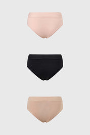 Calzón Mujer Tripack Bikini Damasco