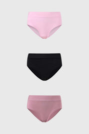 Calzón Mujer Tripack Bikini Palo Rosa