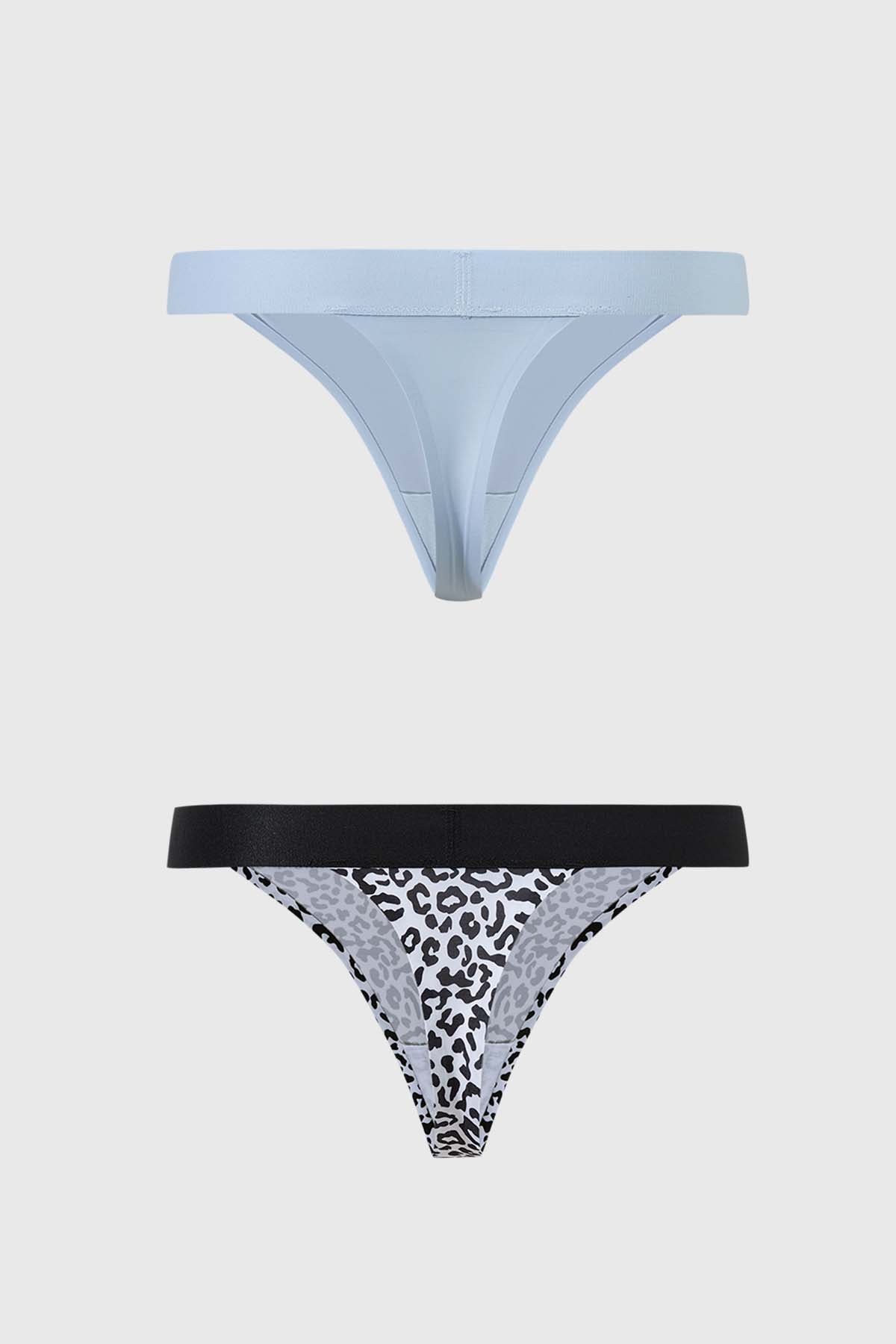 Calzón Mujer Colaless Estampado Negro