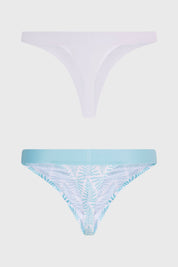 Calzón Mujer Colaless Estampado Aqua