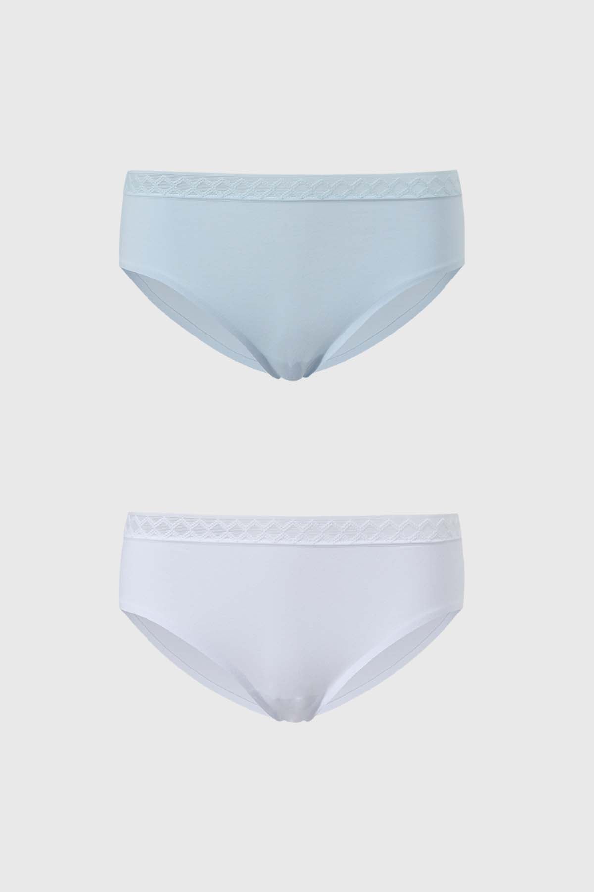 Calzón Mujer Bikini Invisible Azul Claro
