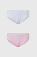 Calzón Mujer Bikini Invisible Blanco