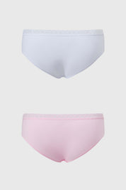 Calzón Mujer Bikini Invisible Blanco