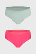 Calzón Mujer Bipack Bikini Invisible Menta