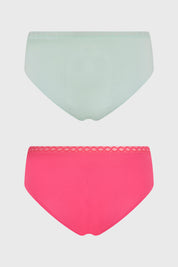 Calzón Mujer Bipack Bikini Invisible Menta