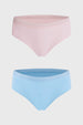 Calzón Mujer Bipack Bikini Invisible Palo Rosa