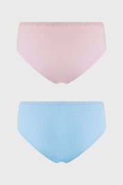 Calzón Mujer Bipack Bikini Invisible Palo Rosa