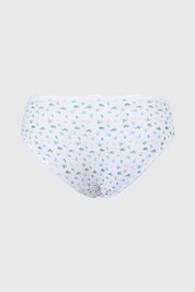 Calzón Niña Pantaleta Teens Detalle Cinta Blanco
