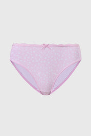 Calzón Niña Pantaleta Teens Detalle Cinta Palo Rosa