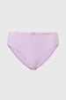 Calzón Niña Pantaleta Teens Detalle Cinta Palo Rosa