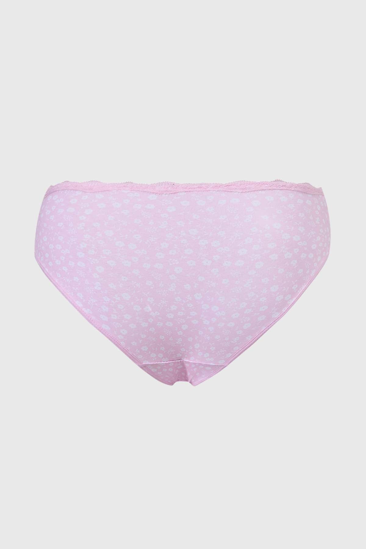 Calzón Niña Pantaleta Teens Detalle Cinta Palo Rosa