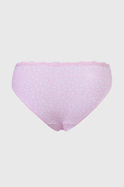 Calzón Niña Pantaleta Teens Detalle Cinta Palo Rosa
