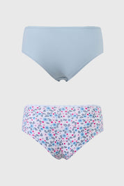 Calzón Mujer Pantaleta Algodón Azul Claro