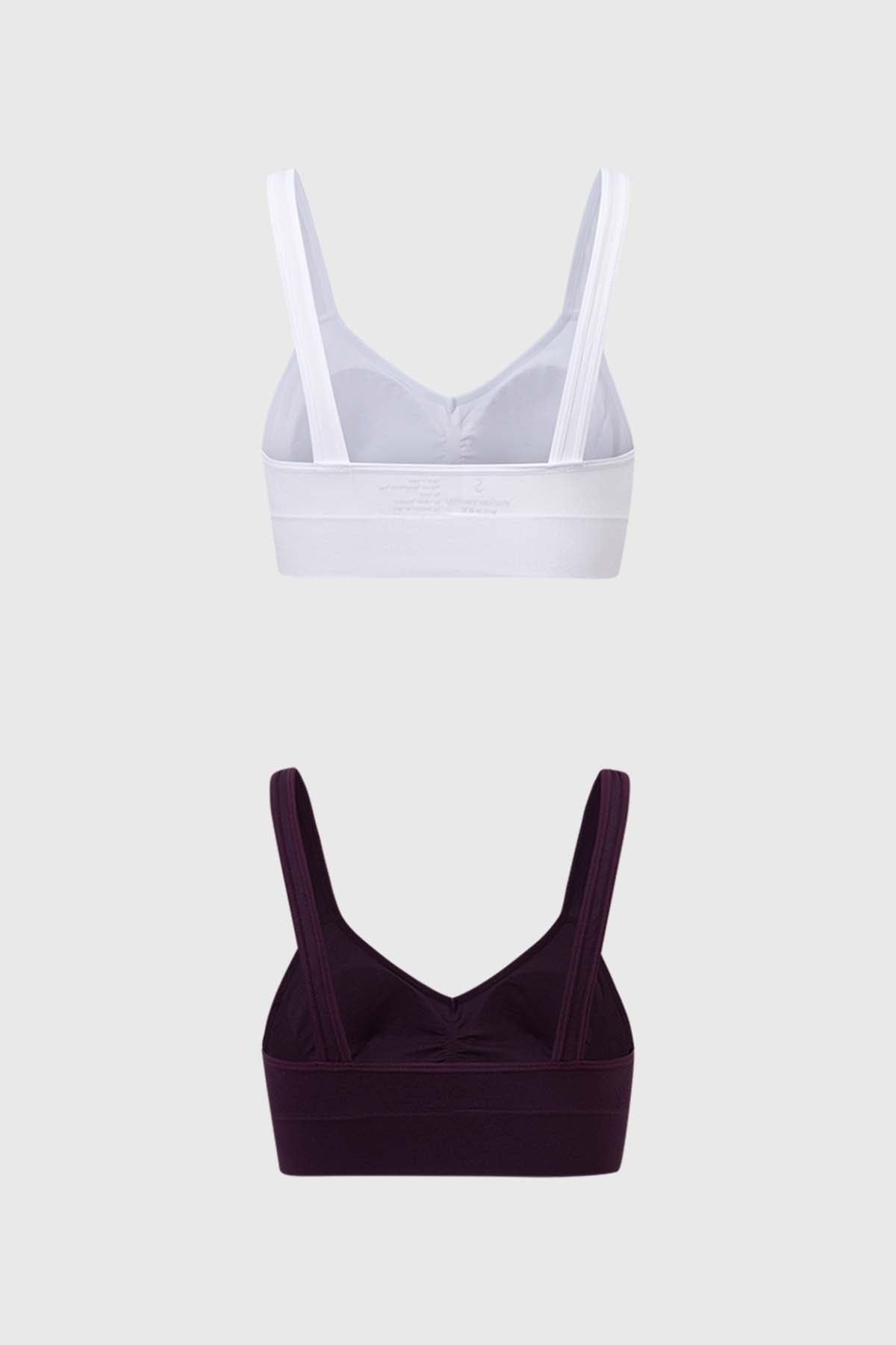 Sostén Mujer Peto Comfort Bipack Blanco