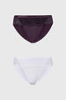 Calzón Mujer Pantaleta Detalle Encaje Café Oscuro