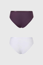 Calzón Mujer Pantaleta Detalle Encaje Café Oscuro