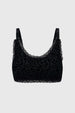 Sostén Mujer Bipack Peto Negro encaje estampado