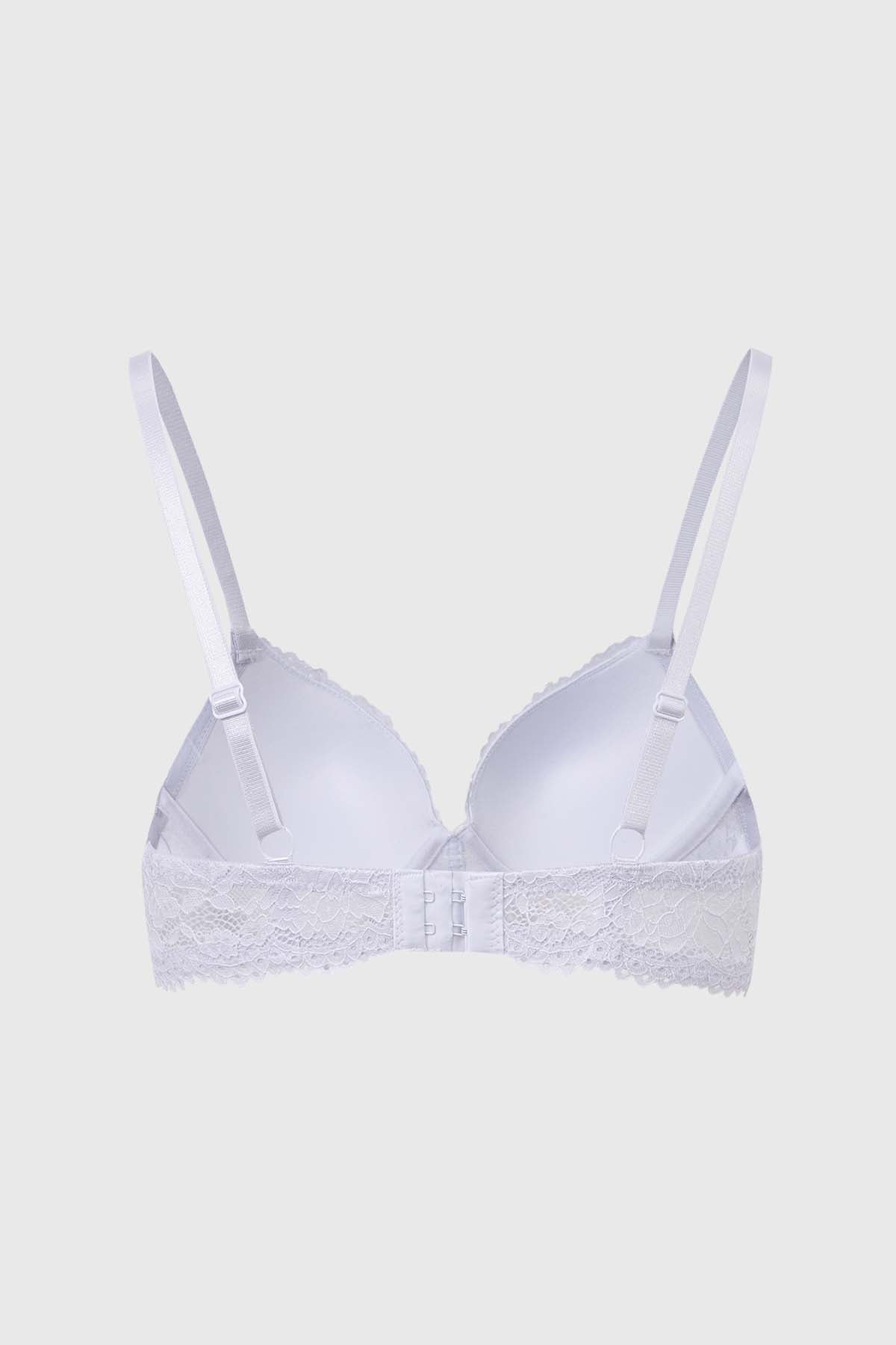 Sostén Mujer Copa Soft Encaje Blanco