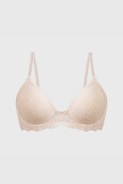 Sostén Mujer Copa Soft Encaje Crudo