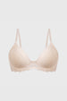Sostén Mujer Copa Soft Encaje Crudo