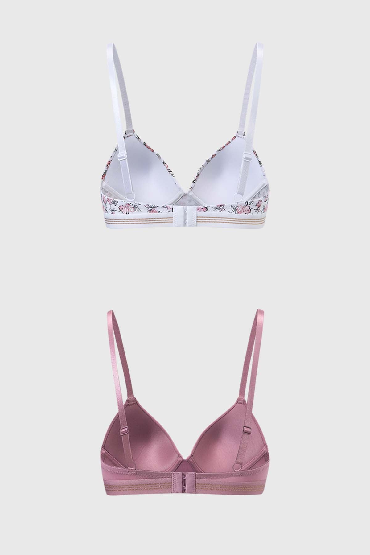 Sostén Mujer Bipack Full Print Blanco