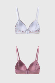 Sostén Mujer Bipack Full Print Blanco
