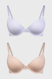 Sostén Mujer Bipack Copa Soft Liso Beige