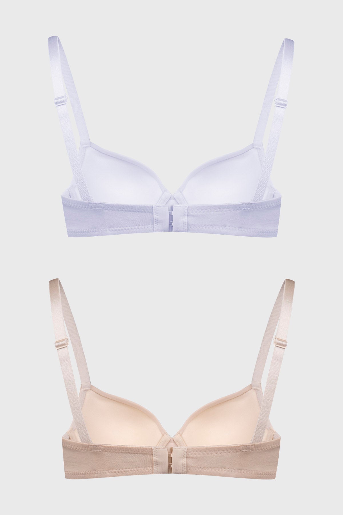 Sostén Mujer Bipack Copa Soft Liso Beige