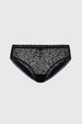 Calzón Mujer Bipack Bikini Detalle Encaje Negro