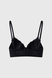 Sostén Mujer Copa Soft Encaje Superior Negro