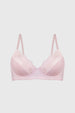 Sostén Mujer Copa Soft Encaje Superior Palo Rosa