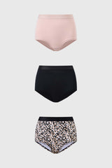 Calzón Mujer Short Triapck Liso Estampado Damasco