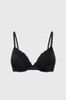 Sostén Mujer Copa Soft Detalle Encaje Negro