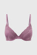 Sostén Mujer Copa Soft Detalle Encaje Rosa