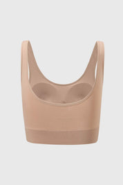 Sostén Mujer Peto Detalle Encaje Camel