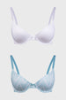Sostén Mujer Bipack Copa Soft Estampado Aqua