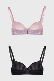 Sostén Mujer Bipack Copa Soft Estampado Palo Rosa