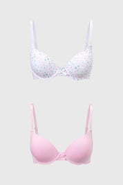 Sostén Mujer Bipack Copa Soft Liso Blanco
