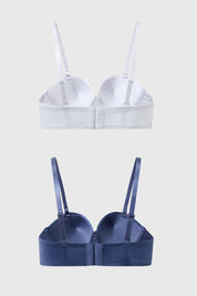 Sostén Mujer Copa Soft Strapless Gris Oscuro