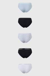 Calzón Mujer Bikini Pretina Azul Claro