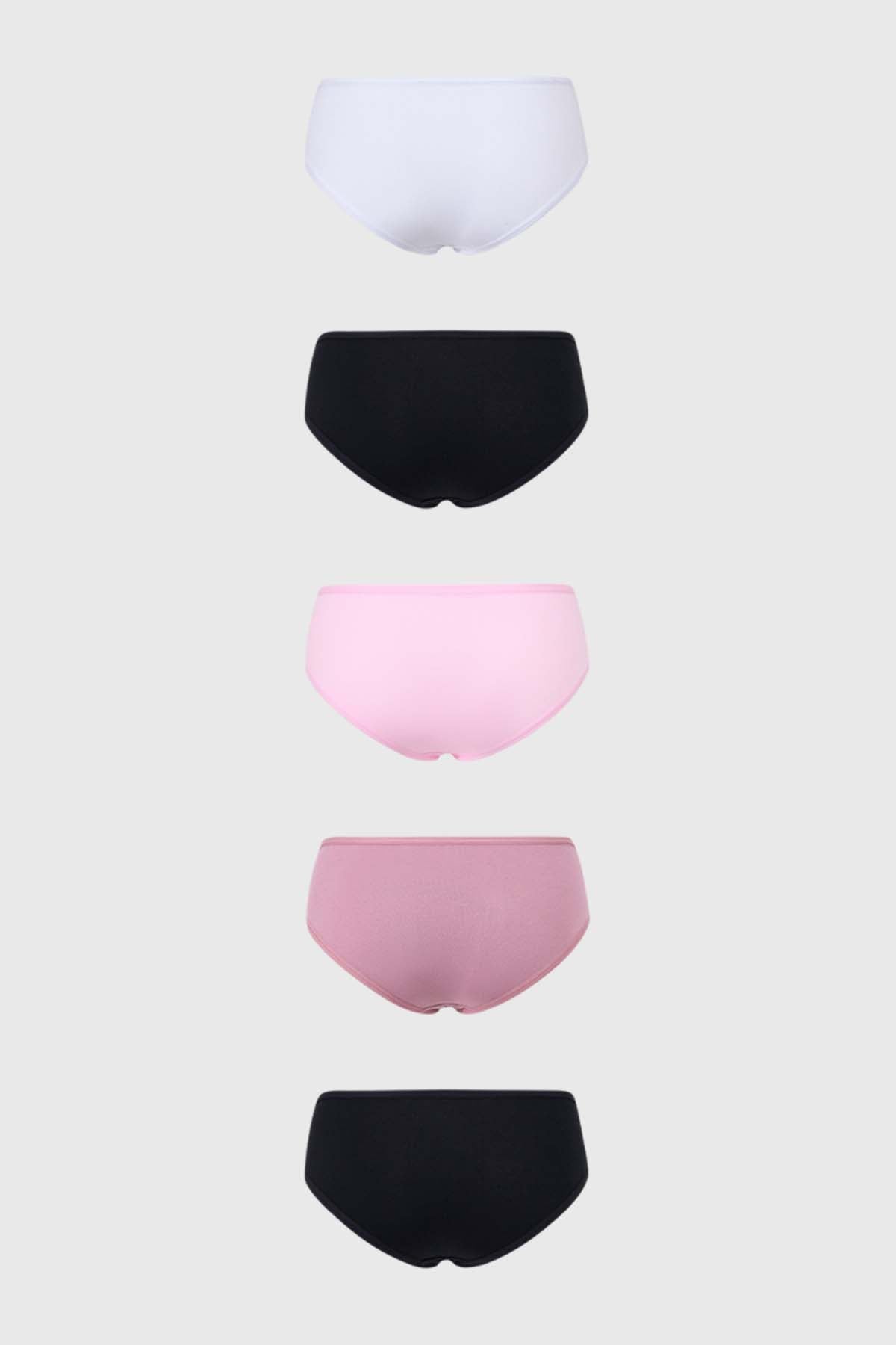 Calzón Mujer Pack 5 Bikini Negro