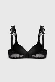 Sostén Mujer Copa Soft Detalle Encaje Negro