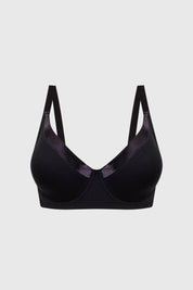 Sostén Mujer Support Algodón Negro