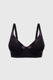 Sostén Mujer Support Algodón Negro