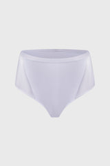 Calzón Mujer Tiro Alto Algodón Jersey Blanco