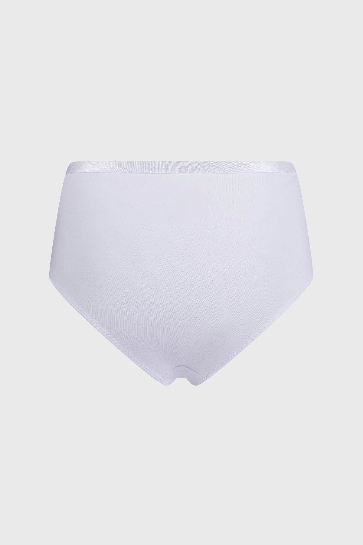 Calzón Mujer Tiro Alto Algodón Jersey Blanco